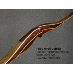FALCO - Longbow FORCE VINTAGE CARBON 70" 35 FALCO - Longbow FORCE VINTAGE CARBON 70" -Magasin De Plein Air falco arc longbow force vintage 64 15