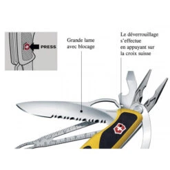 VICTORINOX - RANGERGRIP BOATSMAN JAUNE -Magasin De Plein Air victorinox 1 4